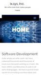 Mobile Screenshot of ixsys.com